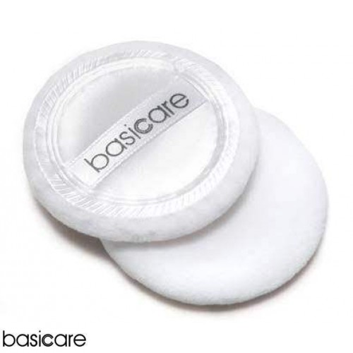 BASICARE - Pamučne pufne za puder, 2kom