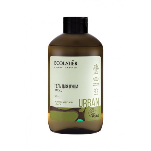 ECOLATIER Urban - Detox gel za tuširanje MORSKI MINERALI & MATCHA 600ml