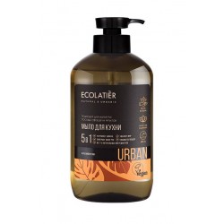 ECOLATIER Urban - Višenamenski tečni sapun za pranje sudova,ruku,voća i povrća MANDARINA 600ml