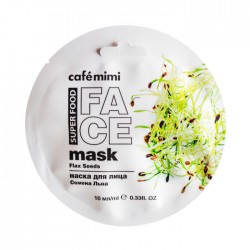 SUPERFOOD Maska za lice sa semenkama (lan i bademovo mleko) CAFÉ MIMI 10ml