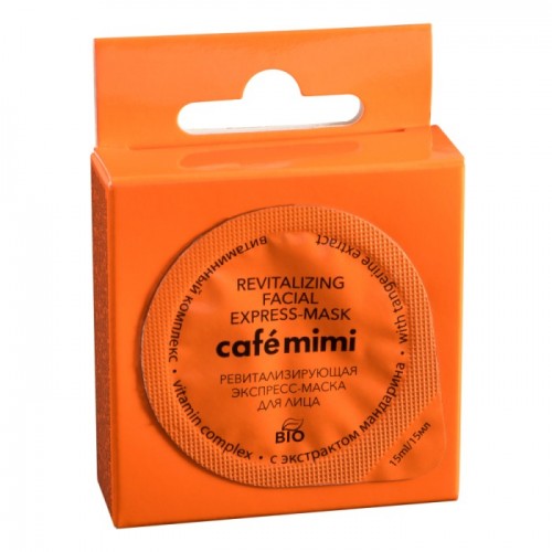 Gel maska za lice CAFÉ MIMI (ekspres sheet, revitalizujuća) 15ml