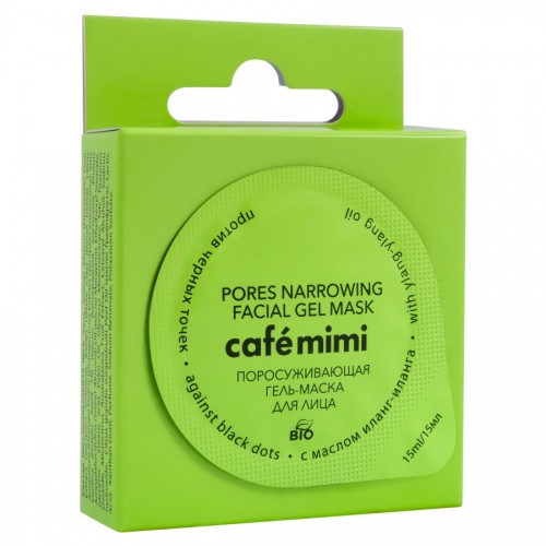 Gel maska za lice sa efektom sužavanja pora Café Mimi 15ml