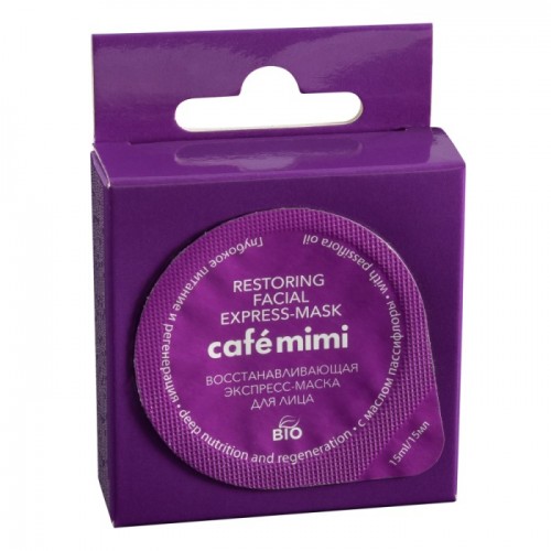 Gel maska za lice CAFÉ MIMI (ekspres, obnavljajuća) 15ml