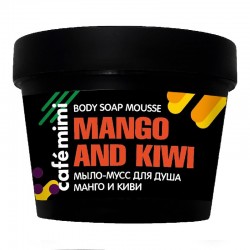Mus-sapun za tuširanje "Mango i Kivi" Café Mimi 110ml