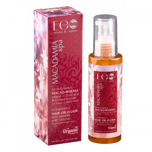 Negujuće tečno ulje za kosu "Dubinski oporavak i volumen kose" EO Laboratorie MACADAMIA SPA 100ml