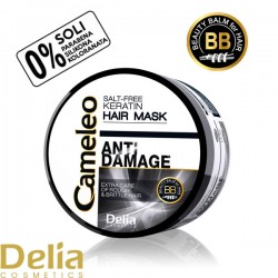CAMELEO BB - ANTI DAMAGE - Maska sa keratinom i uljem makadamije za izuzetno oštećenu i suvu kosu - Bez soli 200ml