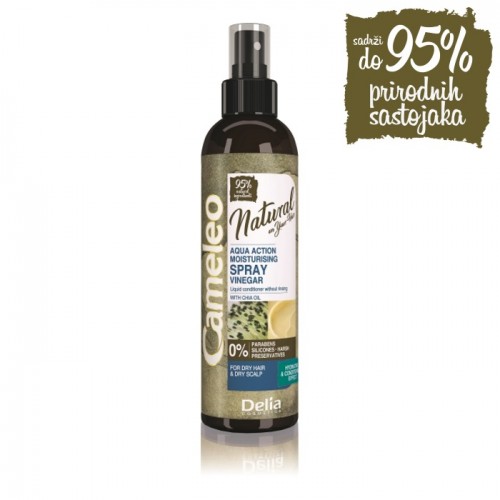CAMELEO NATURAL – AQUA ACTION - Hidratantni sprej za kosu sa sirćetom 200ml