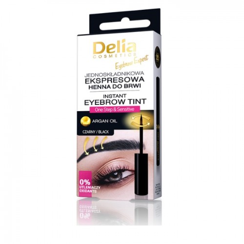 DELIA - Instant crna farba za obrve 6ml