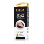 DELIA - Kolor krema za obrve sa arganovim uljem, crna 1.0 15ml