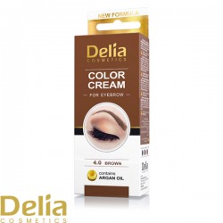 Boja za obrve sa arganovim uljem DELIA braon 4.0 15ml