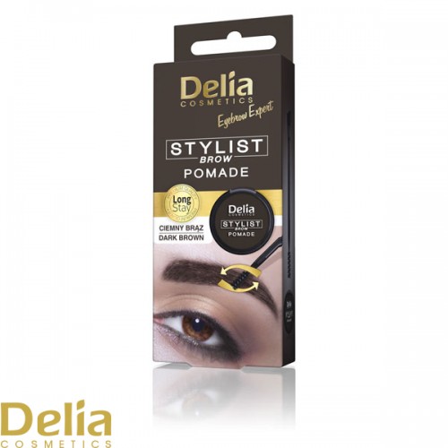 Pomada za Obrve u Boji DELIA Tamno Braon | Puder Obrve | Kozmo Shop Online