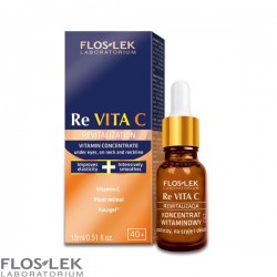 Re VITA C - Vitaminski koncentrat za predeo oko očiju, vrat i dekolte 40+ protiv bora 50ml