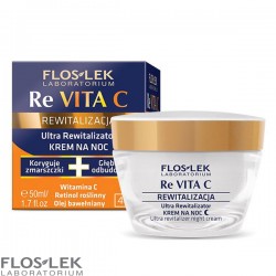 Re VITA C - Ultra revitalizujuća noćna krema 40+ protiv bora 50ml