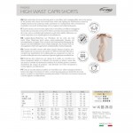 MASSAGE Fitness pantalonice ispod kolena sa dubokim strukom - Art.123