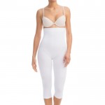 MASSAGE & SHAPE Fitness pantalonice ispod kolena sa dubokim strukom - Art.323