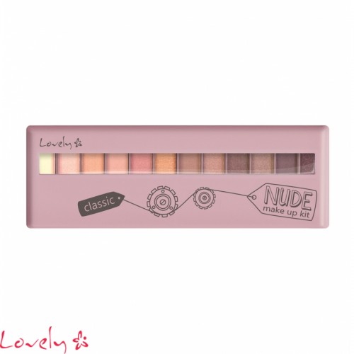 LOVELY MAKEUP - Paleta prirdonih tonova sa četkicom