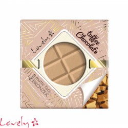 LOVELY MAKEUP - Čokoladni mat broznani puder