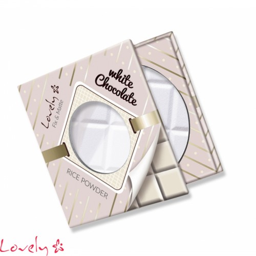 LOVELY MAKEUP - Puder sa belom čokoladom i pirinčem 