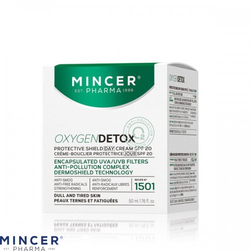 MINCER PHARMA OXIGEN DETOX N° 1501 - Zaštitna dnevna SPF 20 krema 50ml