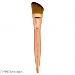 OMNIA® Rose Gold Zakrivljena četkica za tečni puder
