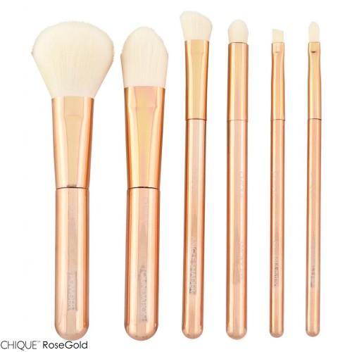 CHIQUE™ ROSEGOLD “TOTAL FACE” set četkica